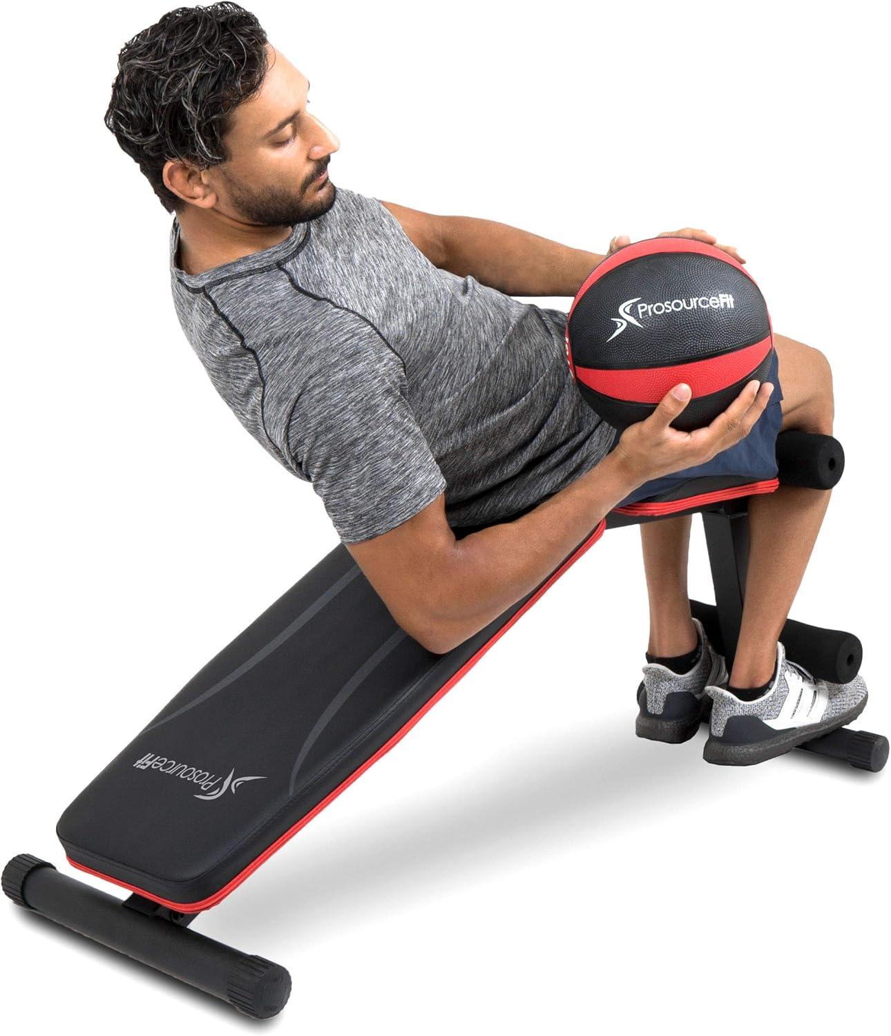 imageProsourceFit Foldable ampamp Adjustable MultiPurpose Weight Bench for Home and Gym FullBody Strength Training Workouts Fitness Exercises and Weight TrainingAdjustable