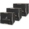 imageProsourceFit 3in1 Wood Plyometric Jump Box For Cross Conditioning Agility Vertical Jump Training ampamp Plyo Workouts Beige 30L x 24W x 20HBlack 24 x 16 x 20