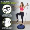 imageProsourceFit Balance Trainer Stability Exercise Half Ball with Resistance Bands and Pump for Yoga Aerobics Home Gym WorkoutBlue