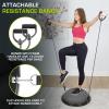 imageProsourceFit Balance Trainer Stability Exercise Half Ball with Resistance Bands and Pump for Yoga Aerobics Home Gym WorkoutGrey