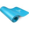 imageProsourceFit Extra Thick Yoga and Pilates Mat  13mm 71inch Long High Density Exercise Mat with Comfort Foam and Carrying StrapAqua