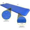 imageProsourceFit Extra Thick Yoga and Pilates Mat  13mm 71inch Long High Density Exercise Mat with Comfort Foam and Carrying StrapBlue