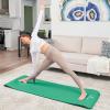 imageProsourceFit Extra Thick Yoga and Pilates Mat  13mm 71inch Long High Density Exercise Mat with Comfort Foam and Carrying StrapGreen