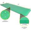 imageProsourceFit Extra Thick Yoga and Pilates Mat  13mm 71inch Long High Density Exercise Mat with Comfort Foam and Carrying StrapGreen