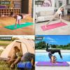 imageProsourceFit Extra Thick Yoga and Pilates Mat  13mm 71inch Long High Density Exercise Mat with Comfort Foam and Carrying StrapPink