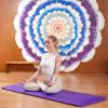 imageProsourceFit Extra Thick Yoga and Pilates Mat  13mm 71inch Long High Density Exercise Mat with Comfort Foam and Carrying StrapPurple