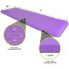 imageProsourceFit Extra Thick Yoga and Pilates Mat  13mm 71inch Long High Density Exercise Mat with Comfort Foam and Carrying StrapPurple
