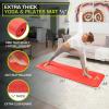 imageProsourceFit Extra Thick Yoga and Pilates Mat  13mm 71inch Long High Density Exercise Mat with Comfort Foam and Carrying StrapRed
