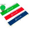 imageProsourceFit Fabric Loop Resistance Bands Set with AntiSlip Grip Mini Workout Bands for Fitness Training to Tone Legs Glutes and BootyMulticolor