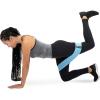 imageProsourceFit Fabric Loop Resistance Bands Set with AntiSlip Grip Mini Workout Bands for Fitness Training to Tone Legs Glutes and BootyPink  Purple  Aqua