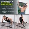 imageProsourceFit Foldable Pull Up BarDoorway Trainer for Multi Use Fitness ampamp Home Gym ExerciseFoldable