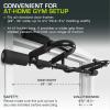 imageProsourceFit Foldable Pull Up BarDoorway Trainer for Multi Use Fitness ampamp Home Gym ExerciseMulti Grip