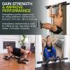 imageProsourceFit Foldable Pull Up BarDoorway Trainer for Multi Use Fitness ampamp Home Gym ExerciseMulti Grip