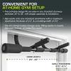 imageProsourceFit Foldable Pull Up BarDoorway Trainer for Multi Use Fitness ampamp Home Gym ExerciseMulti Grip Light