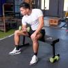 imageProsourceFit Foldable ampamp Adjustable MultiPurpose Weight Bench for Home and Gym FullBody Strength Training Workouts Fitness Exercises and Weight TrainingFlat
