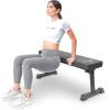 imageProsourceFit Foldable ampamp Adjustable MultiPurpose Weight Bench for Home and Gym FullBody Strength Training Workouts Fitness Exercises and Weight TrainingFlat