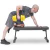 imageProsourceFit Foldable ampamp Adjustable MultiPurpose Weight Bench for Home and Gym FullBody Strength Training Workouts Fitness Exercises and Weight TrainingFlat