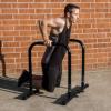 imageProsourceFit Power Dip Station Adjustable Height Upper Body Equipment for Home GymBlack