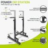 imageProsourceFit Power Dip Station Adjustable Height Upper Body Equipment for Home GymBlack