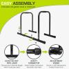 imageProsourceFit Power Dip Station Adjustable Height Upper Body Equipment for Home GymBlack