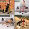 imageProsourceFit Power Dip Station Adjustable Height Upper Body Equipment for Home GymYellow