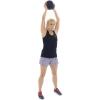 imageProsourceFit Slam Medicine Balls 5 10 15 20 25 30 50lbs Smooth and Tread Textured Grip Dead Weight Balls for Strength and Conditioning Exercises Cardio and Core WorkoutsClassic  Black