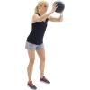 imageProsourceFit Slam Medicine Balls 5 10 15 20 25 30 50lbs Smooth and Tread Textured Grip Dead Weight Balls for Strength and Conditioning Exercises Cardio and Core WorkoutsClassic  Black
