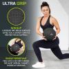 imageProsourceFit Slam Medicine Balls 5 10 15 20 25 30 50lbs Smooth and Tread Textured Grip Dead Weight Balls for Strength and Conditioning Exercises Cardio and Core WorkoutsTread  Black