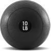 imageProsourceFit Slam Medicine Balls 5 10 15 20 25 30 50lbs Smooth and Tread Textured Grip Dead Weight Balls for Strength and Conditioning Exercises Cardio and Core WorkoutsClassic  Black