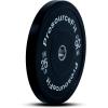 imageProsourceFit Solid Rubber Bumper Plates Sold Individually with Steel Insert 25lb Power Lifting Strength Training25lb