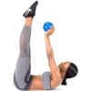 imageProsourceFit Weighted Toning Exercise Balls for Pilates Yoga Strength Training and Physical Therapy 2 lb to 8 lb Color CodedBlue 4lb