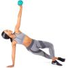 imageProsourceFit Weighted Toning Exercise Balls for Pilates Yoga Strength Training and Physical Therapy 2 lb to 8 lb Color CodedGreen 2lb