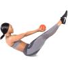 imageProsourceFit Weighted Toning Exercise Balls for Pilates Yoga Strength Training and Physical Therapy 2 lb to 8 lb Color CodedRed 3lb