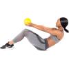 imageProsourceFit Weighted Toning Exercise Balls for Pilates Yoga Strength Training and Physical Therapy 2 lb to 8 lb Color CodedYellow 5lb