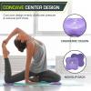 imageProsourceFit Yoga Knee Support Pads Set of 2 NonSlip Knee Pad for Yoga Pilates Meditation and Stretching Exercise Yoga Accessories for Knee Support for Men and Women PurplePurple