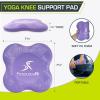 imageProsourceFit Yoga Knee Support Pads Set of 2 NonSlip Knee Pad for Yoga Pilates Meditation and Stretching Exercise Yoga Accessories for Knee Support for Men and Women PurplePurple