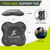 imageProsourceFit Yoga Knee Support Pads Set of 2 NonSlip Knee Pad for Yoga Pilates Meditation and Stretching Exercise Yoga Accessories for Knee Support for Men and Women PurpleBlack