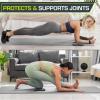 imageProsourceFit Yoga Knee Support Pads Set of 2 NonSlip Knee Pad for Yoga Pilates Meditation and Stretching Exercise Yoga Accessories for Knee Support for Men and Women PurpleBlack
