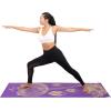 imageProsourceFit Yoga Mats 316 5mm Thick for Comfort ampamp Stability with Exclusive Printed DesignsFloret  Purple