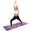 imageProsourceFit Yoga Mats 316 5mm Thick for Comfort ampamp Stability with Exclusive Printed DesignsFloret  Purple