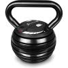 imageProsourceFit Adjustable 40lb Cast Iron Kettlebell Weight Set for Home Gym Strength Training