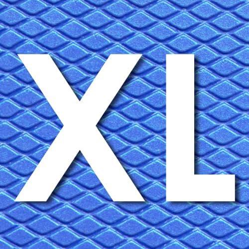 imageProsourceFit Exercise Balance Pad  NonSlip Cushioned Foam Mat ampamp Knee Pad for Fitness and Stability Training Yoga Physical TherapyBlue  XL  1875 x 15