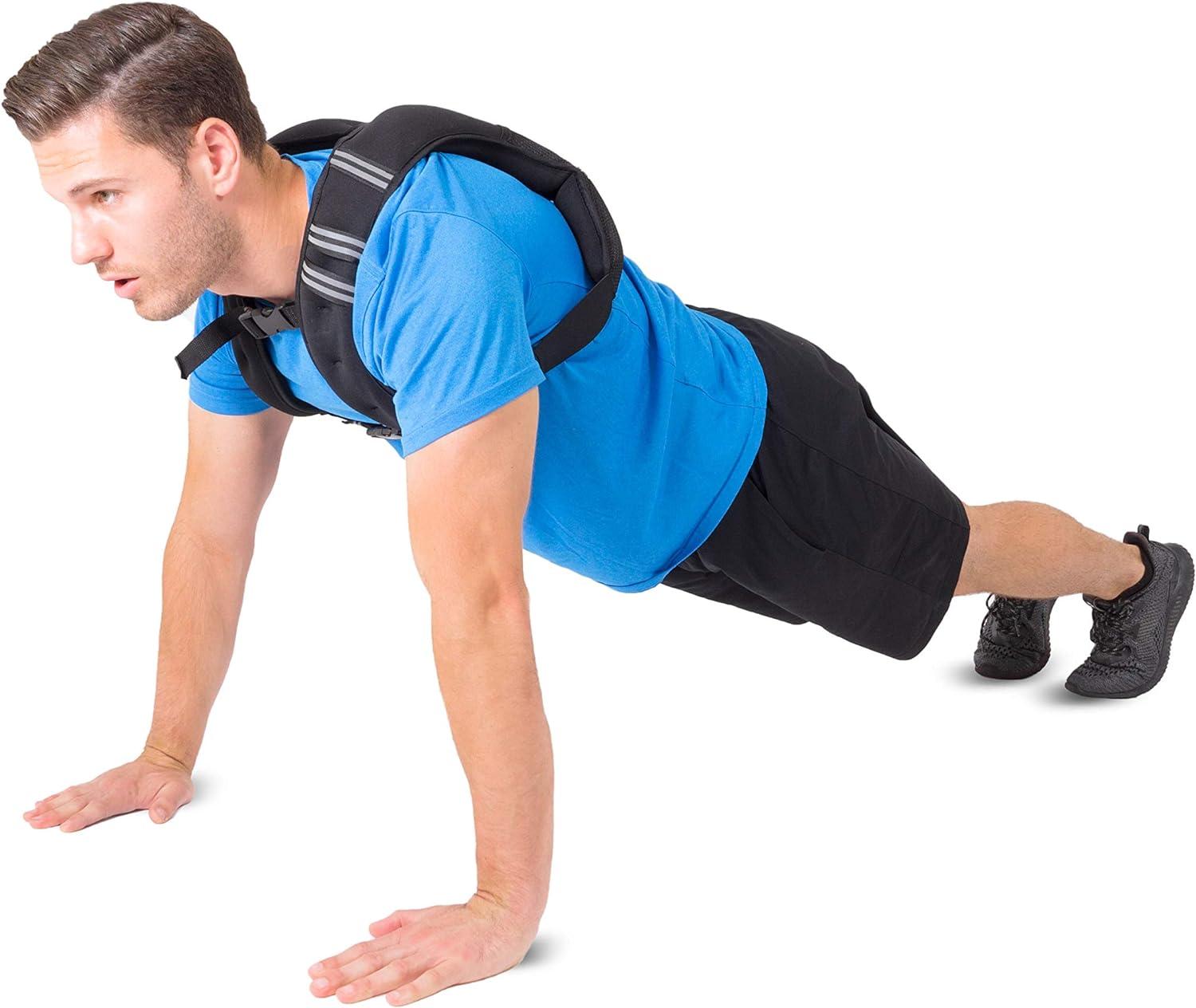 imageProsourceFit Exercise Weighted Training Vest  12lb black10 lb