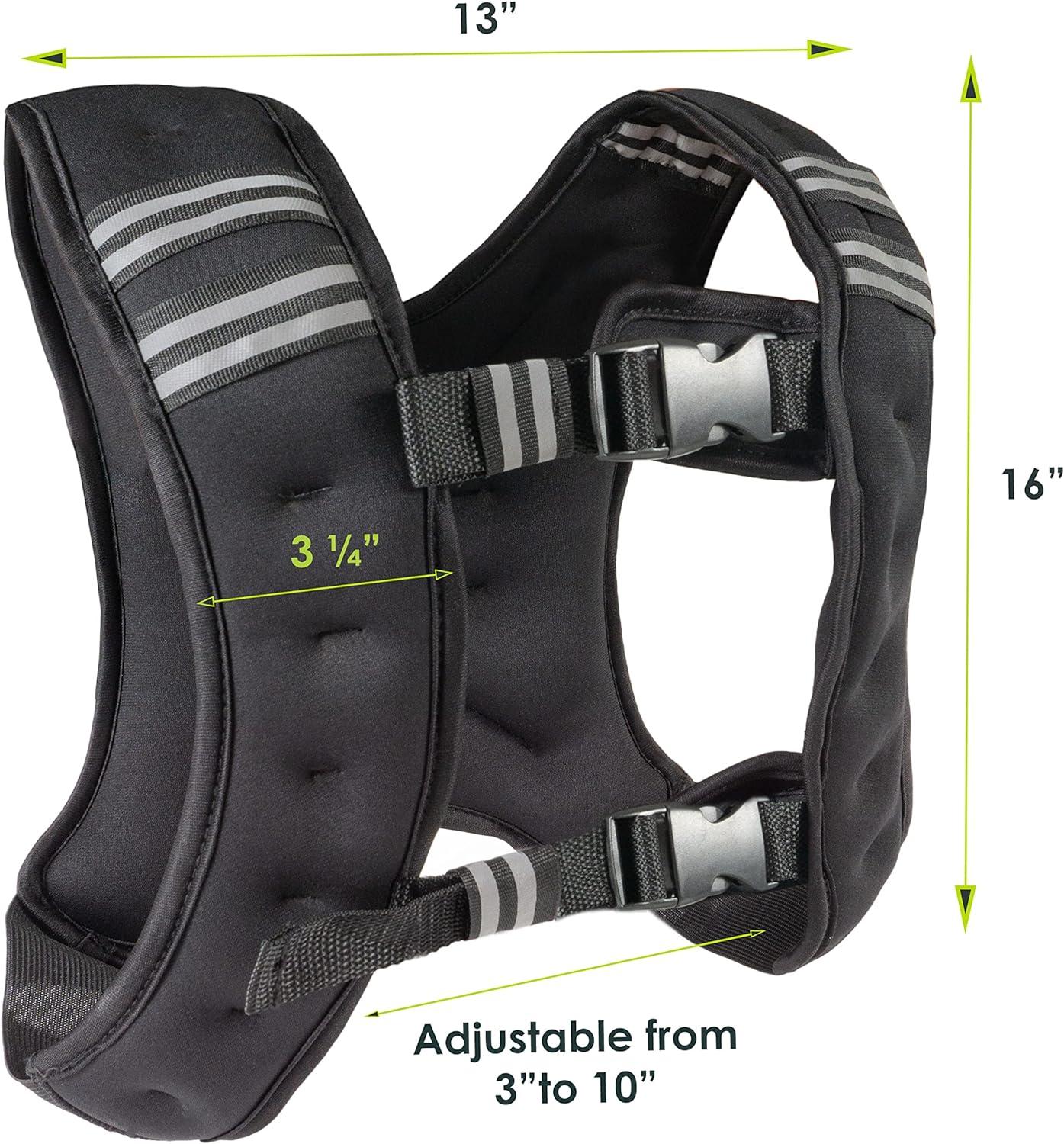imageProsourceFit Exercise Weighted Training Vest  12lb black10 lb
