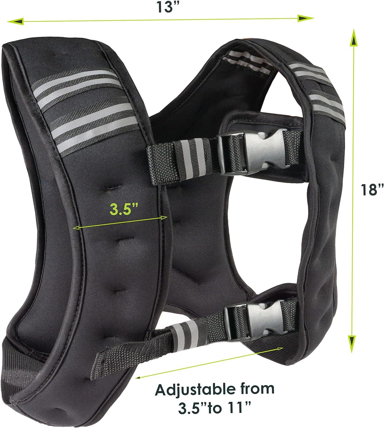 imageProsourceFit Exercise Weighted Training Vest  12lb black20 lb