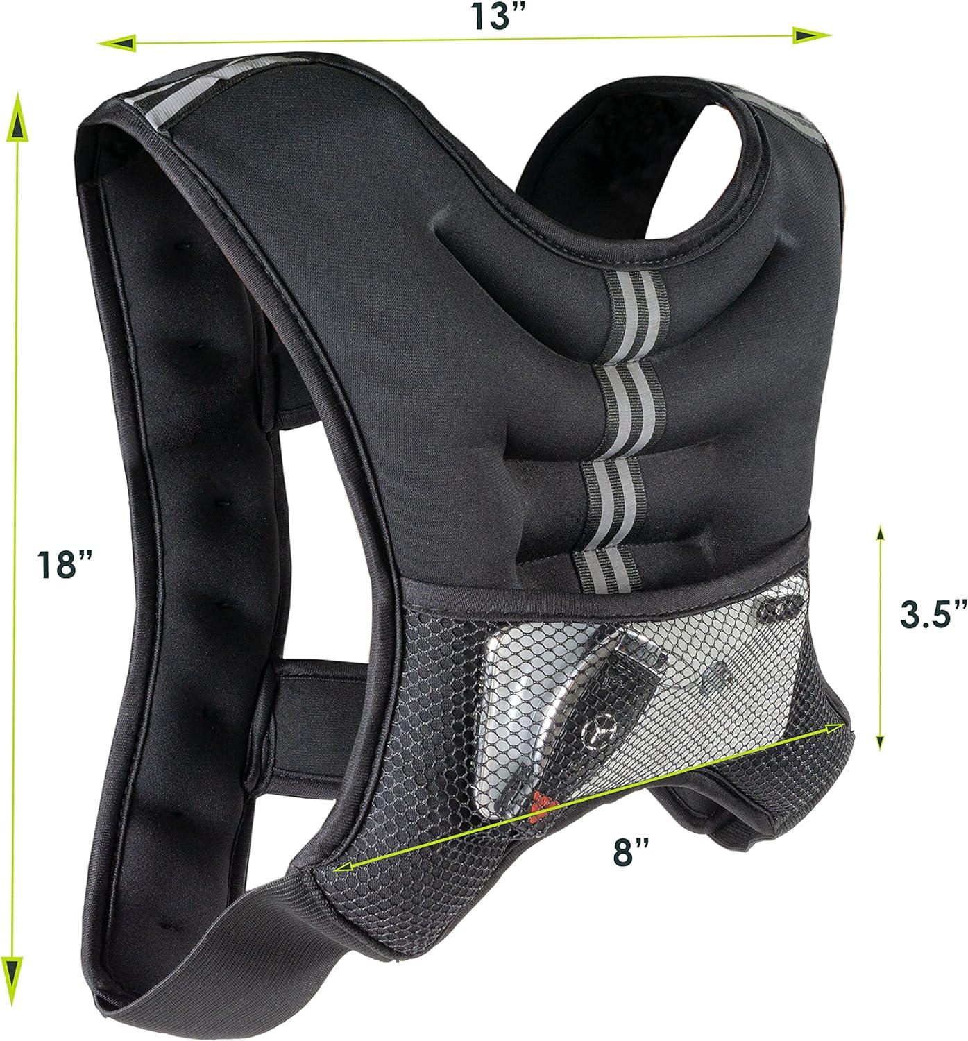 imageProsourceFit Exercise Weighted Training Vest  12lb black20 lb