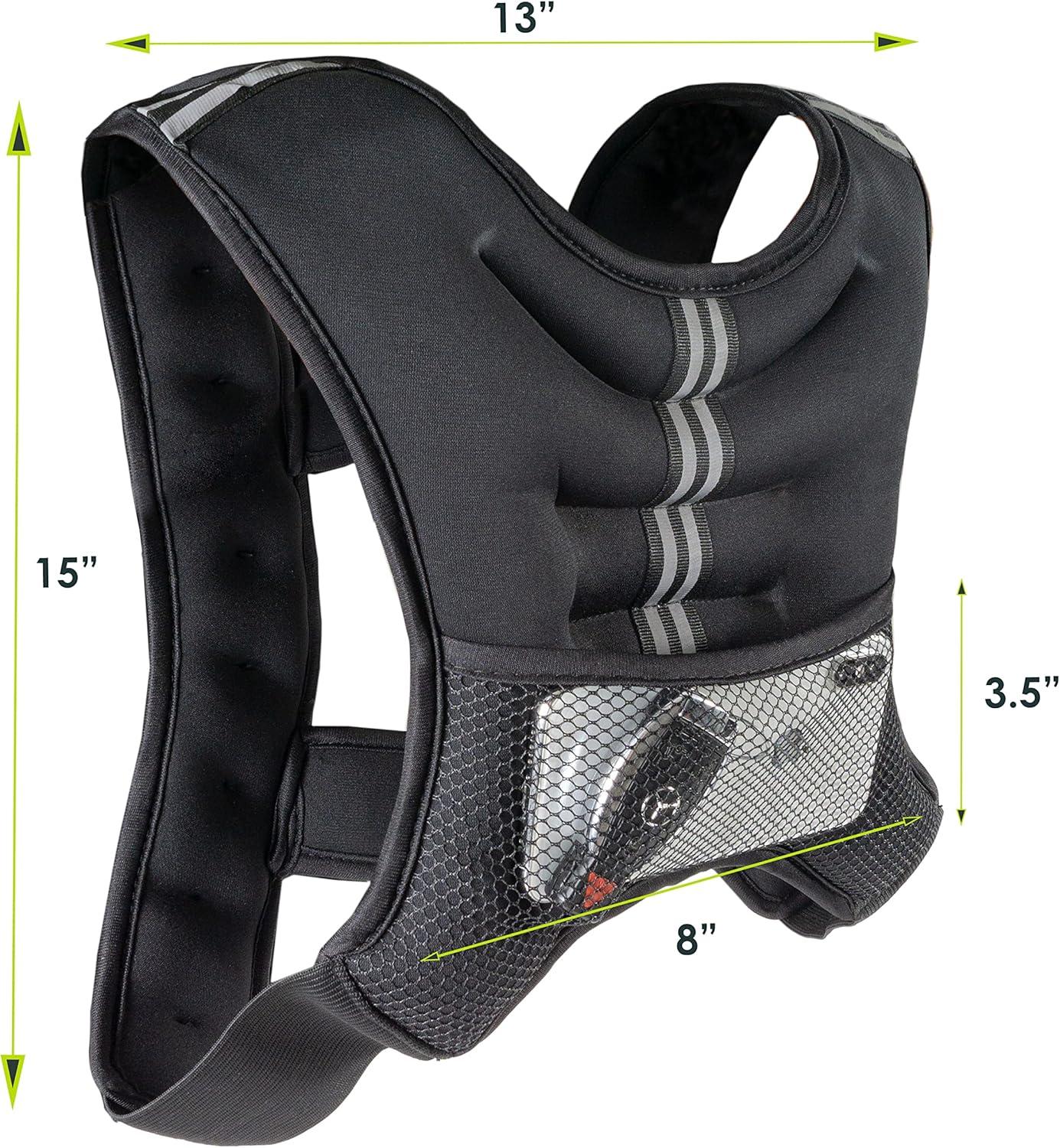 imageProsourceFit Exercise Weighted Training Vest  12lb black8 lb
