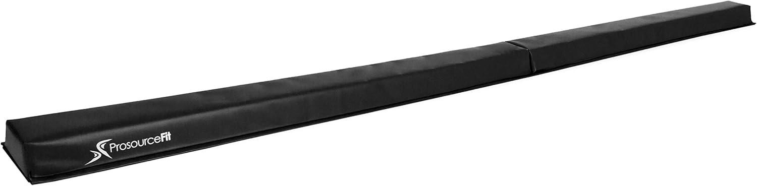 imageProsourceFit Gymnastics Balance Beam for Kids 9ft Long Firm Folding Floor Beam with NonSlip 4inch Wide Surface for Safe Gymnastics Practice at Home or GymBlack