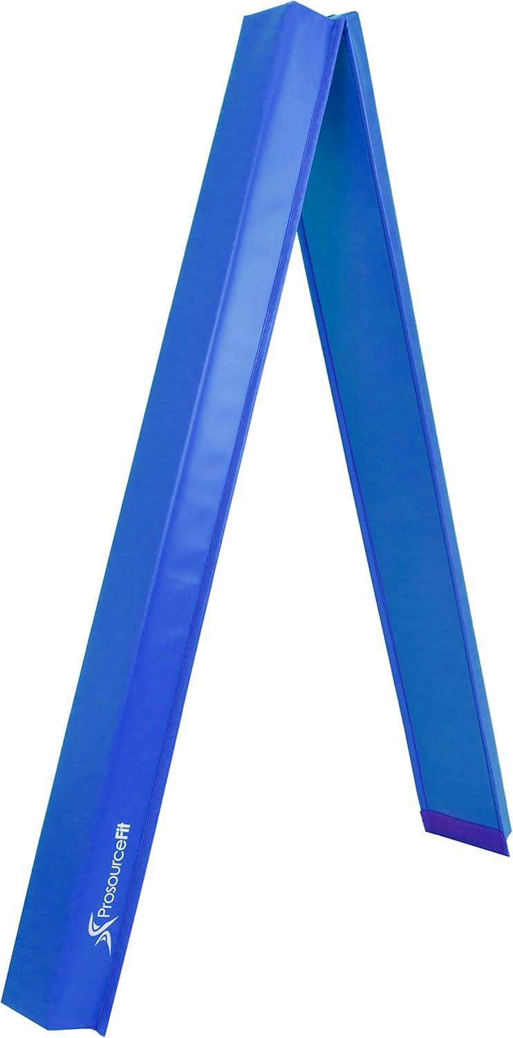 imageProsourceFit Gymnastics Balance Beam for Kids 9ft Long Firm Folding Floor Beam with NonSlip 4inch Wide Surface for Safe Gymnastics Practice at Home or GymBlue