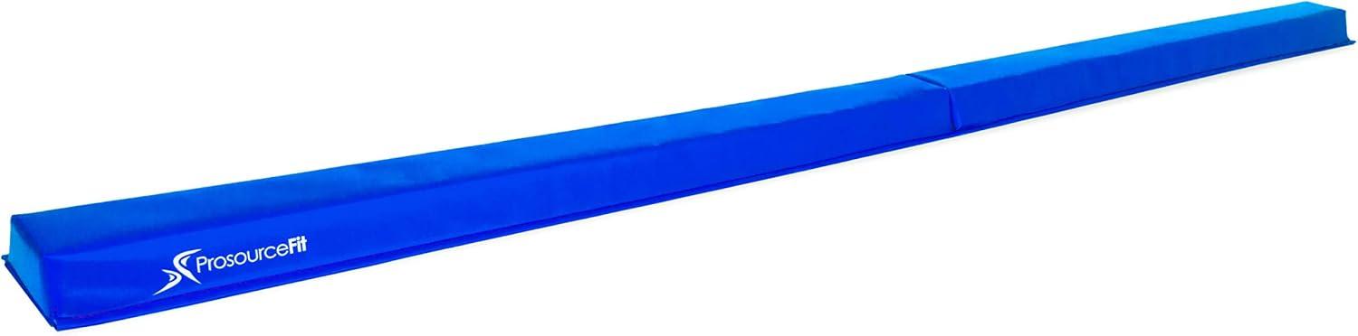 imageProsourceFit Gymnastics Balance Beam for Kids 9ft Long Firm Folding Floor Beam with NonSlip 4inch Wide Surface for Safe Gymnastics Practice at Home or GymBlue